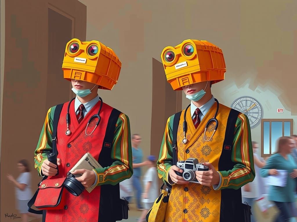 Photographer Captures Chaos in Hospital Scene with Surrealis...