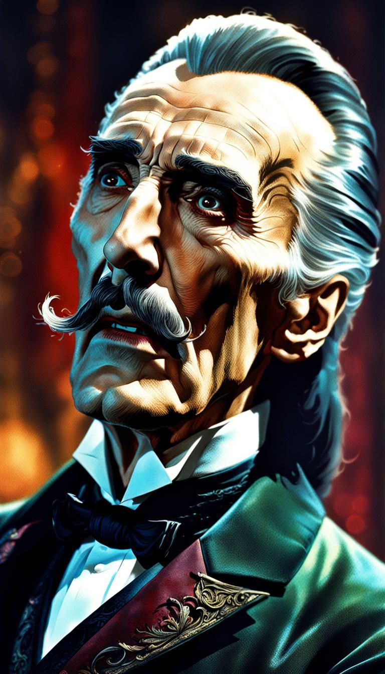 Christopher Lee is Count Dracula