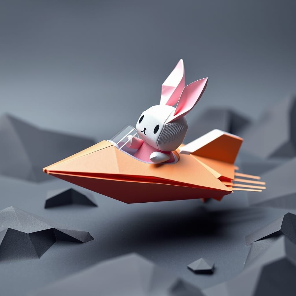 Miffy Bunny Spaceship