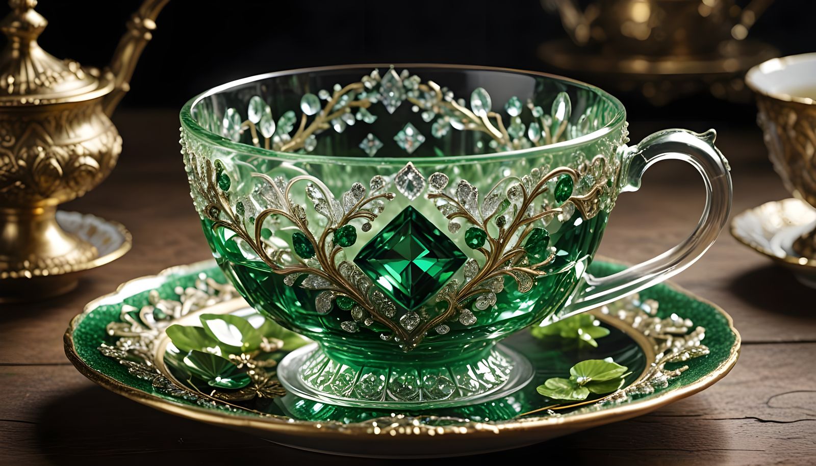 Crystal Fantasy Realm Teacup