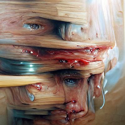 Surreal Oil Painting of Numbness by Gurney