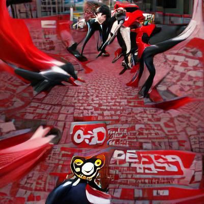 Vibrant Persona 5 Character Illustration