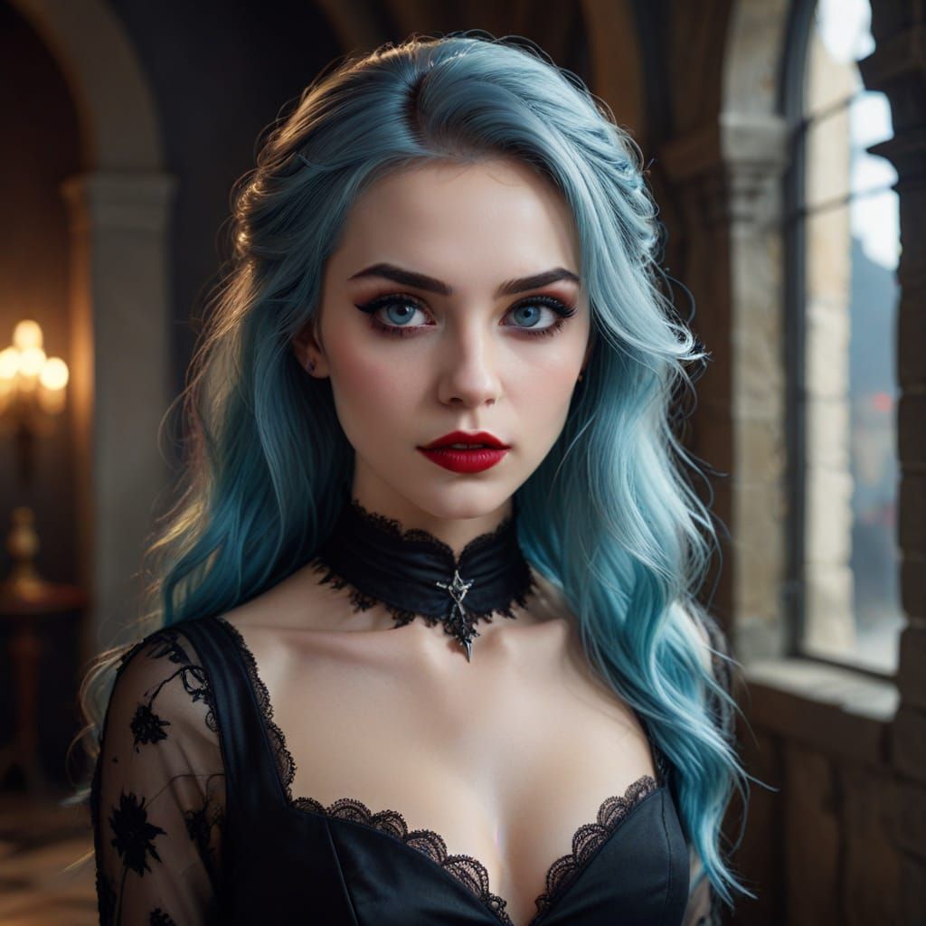 Ethereal Vampire in Regal Splendor