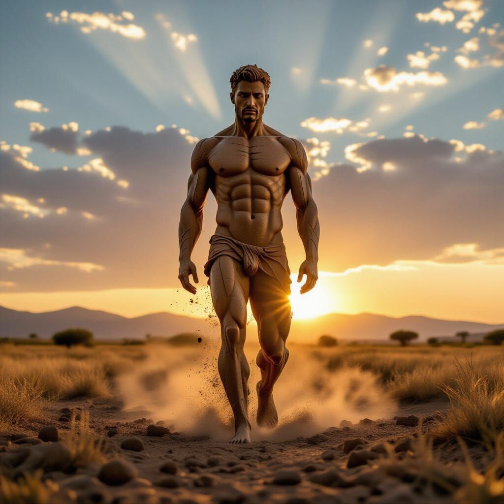 Man Formed From Earth and Dust