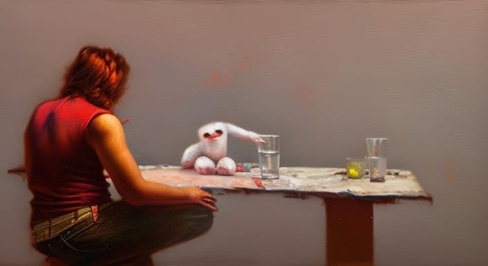 Forever Alone: Oil Painting in Classical Realism