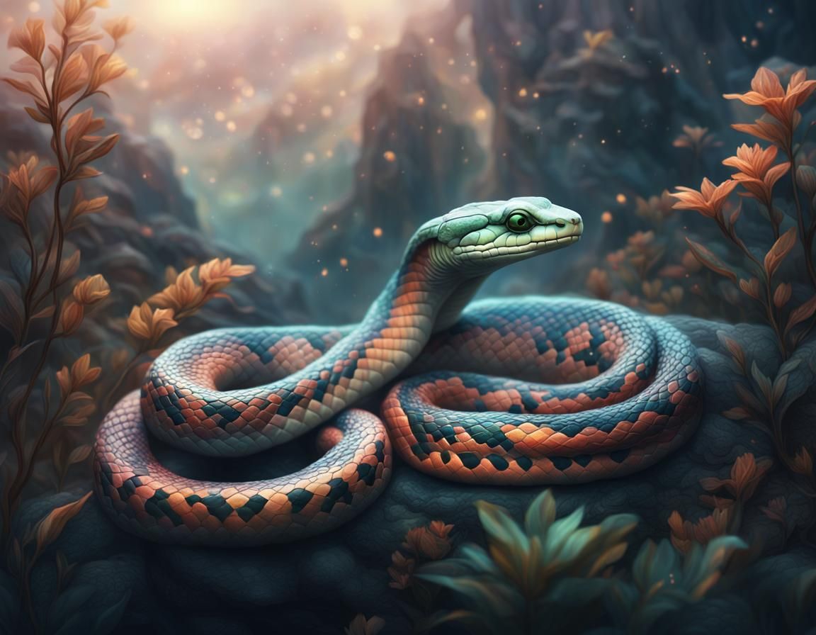 A beautiful snake
