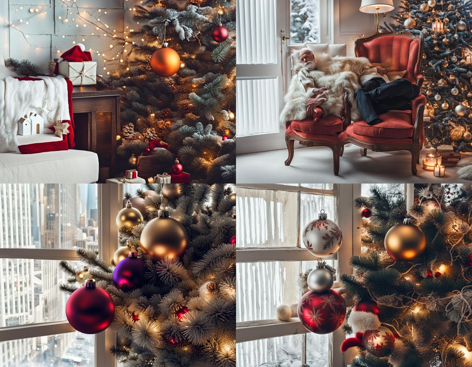 Festive Christmas Scene