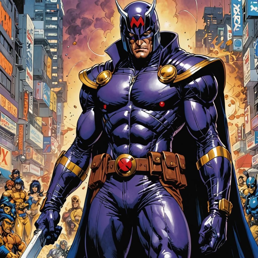 Magneto X-Men in Masamune Shirow Style