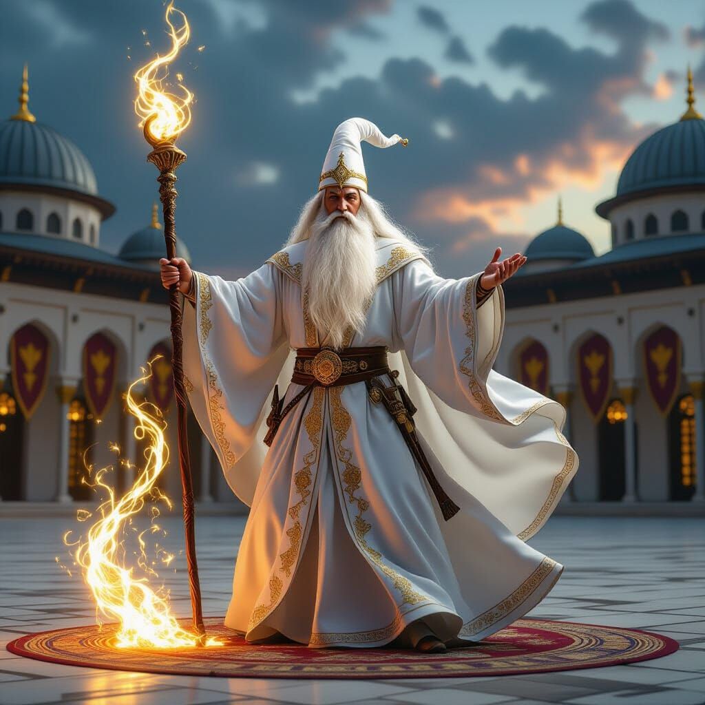 Gandalf as Ottoman Dervish Wizard