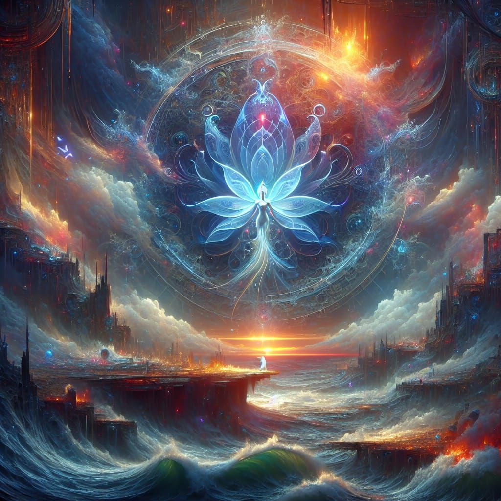 Fantastical 'Hope' Concept Art in Matte Painting Style