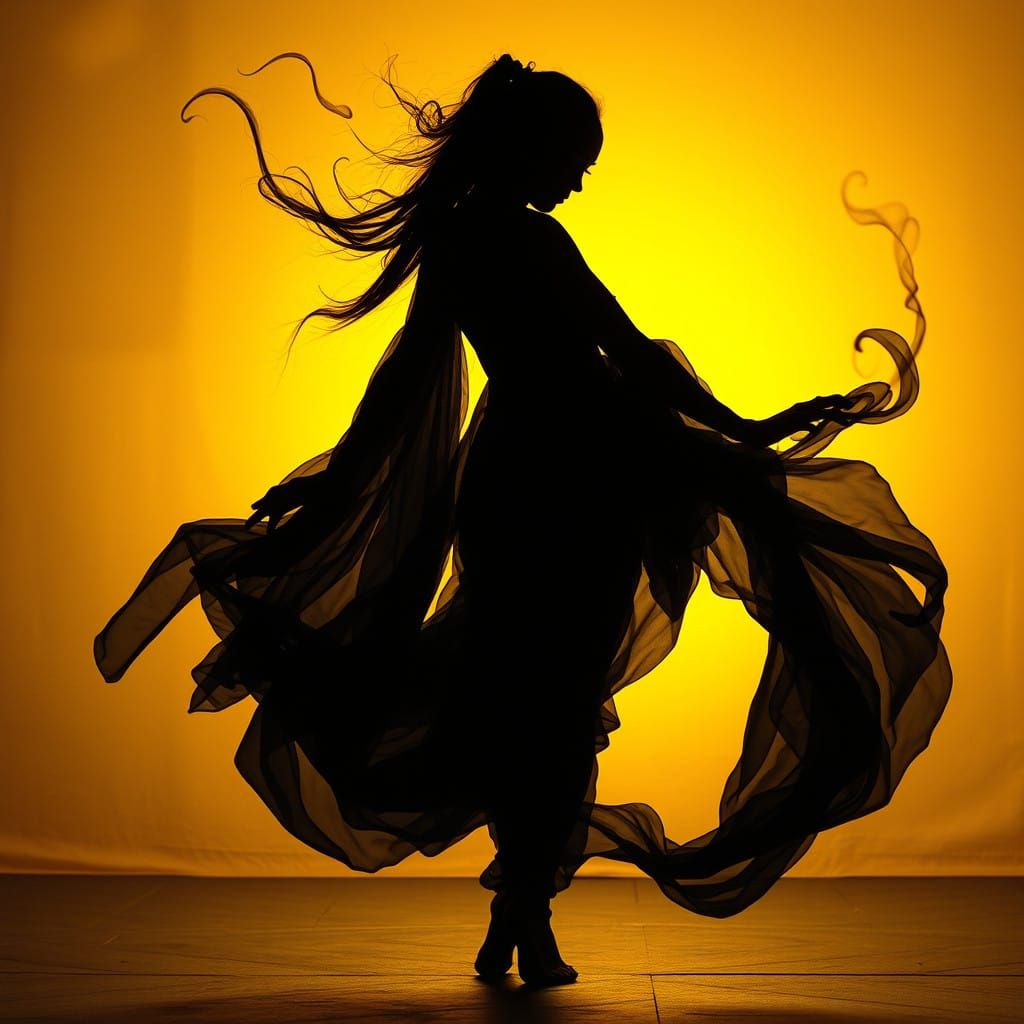 Butoh Dancer Confronts Her Shadowy Alter Ego