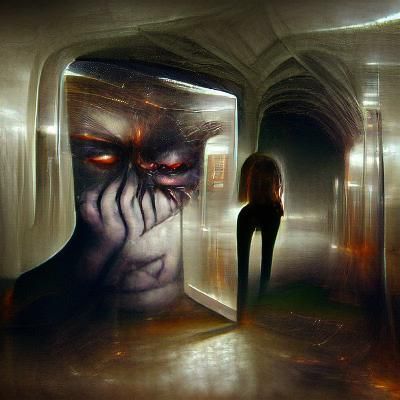 Sinister Liminal Space Evokes Isolation