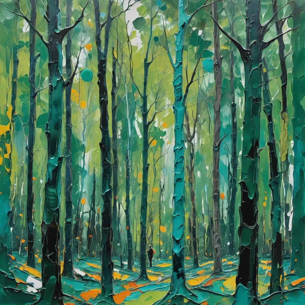 Traveler Embarks on Unbeaten Path: Abstract Expressionism