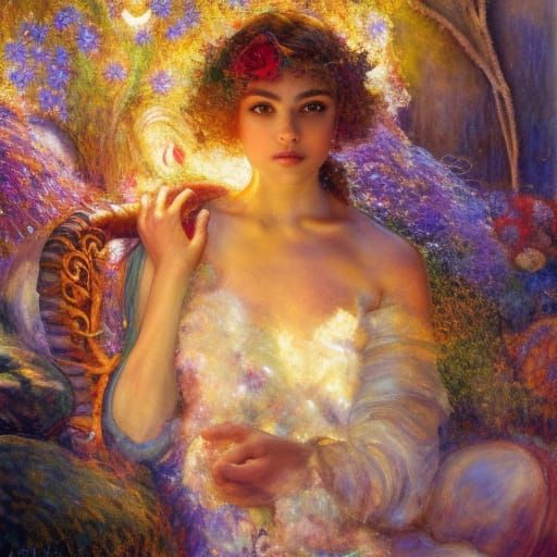 Fantastical Christmas Present: Detailed Matte Painting