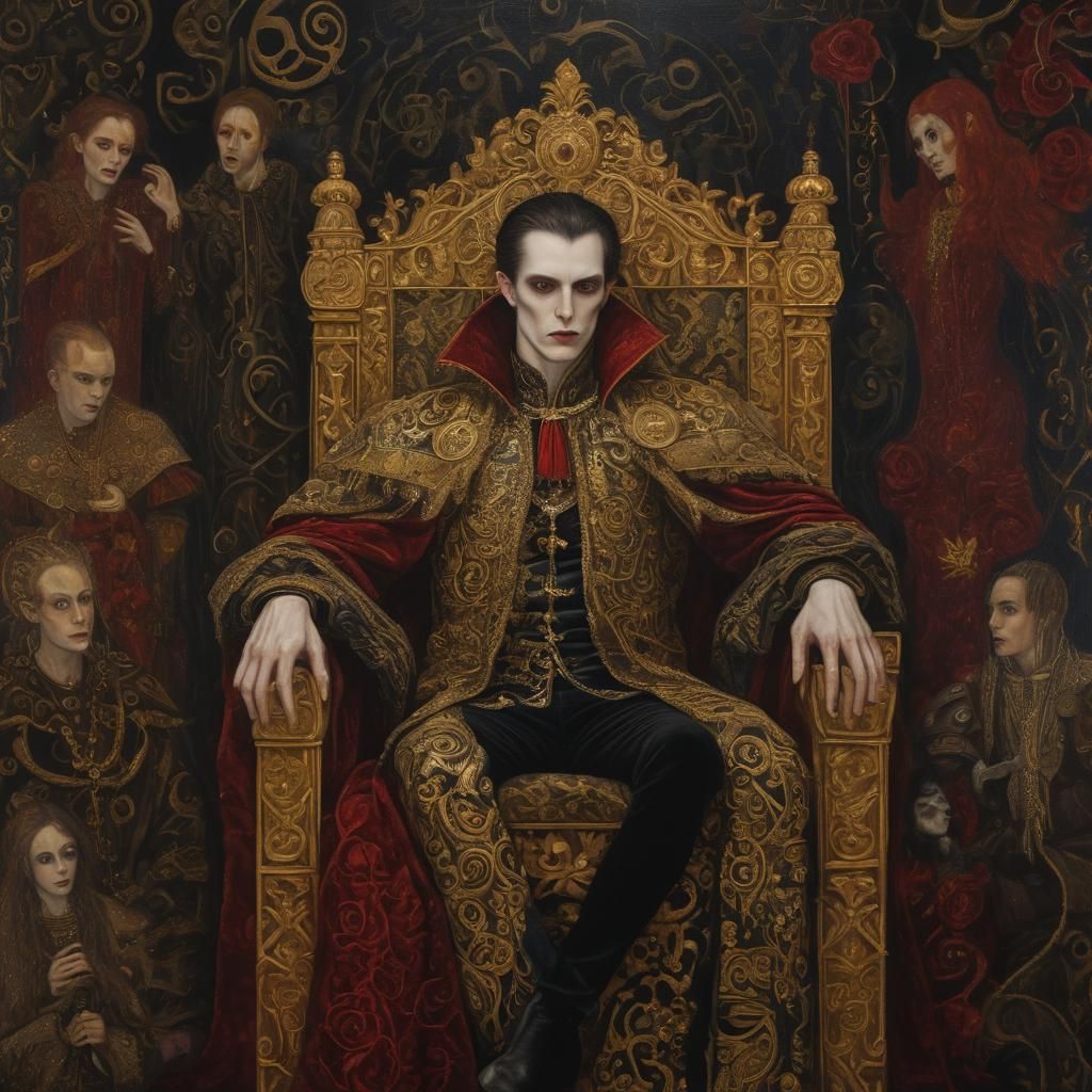 vampire by Gustav Klimt