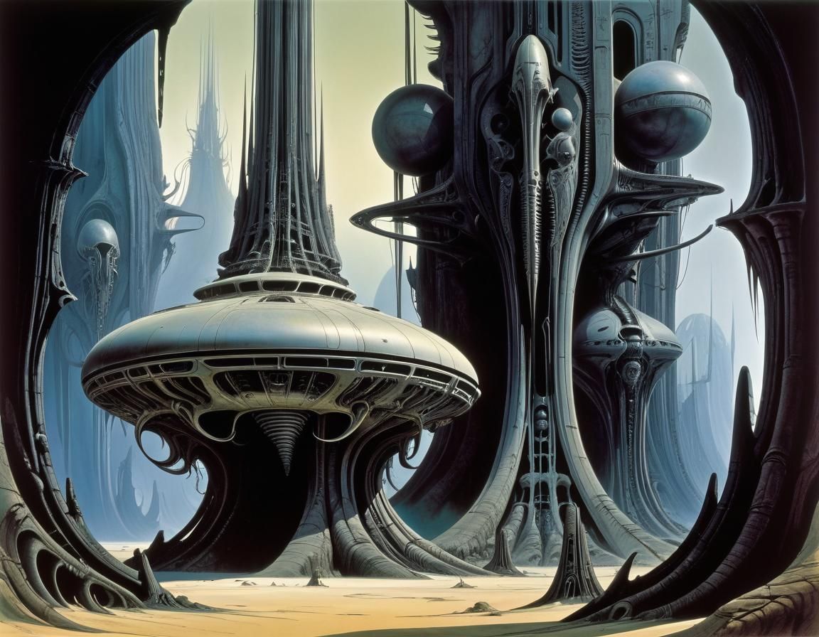 Surreal Alien Landscape by Visionary Artists