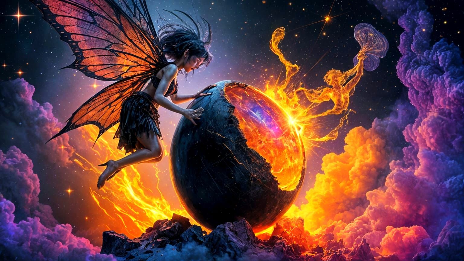 Gothic Punk Fairy Releases Cosmic Nebula