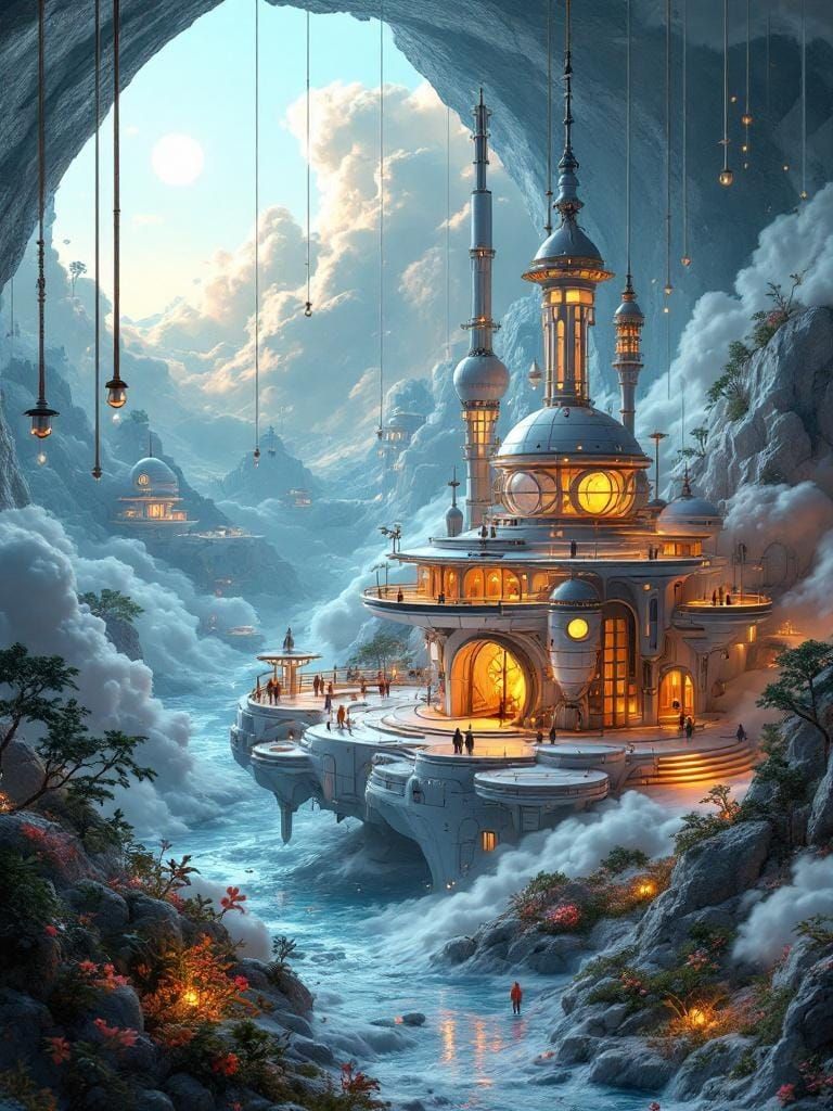 Miniature Concept Arcane Arcology Archipelago