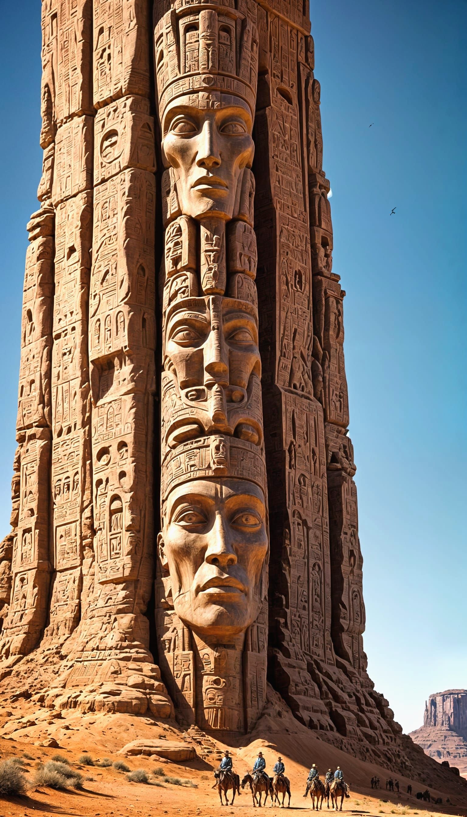 Cowboys Encounter a Mysterious Alien Totem in Monument Valle...