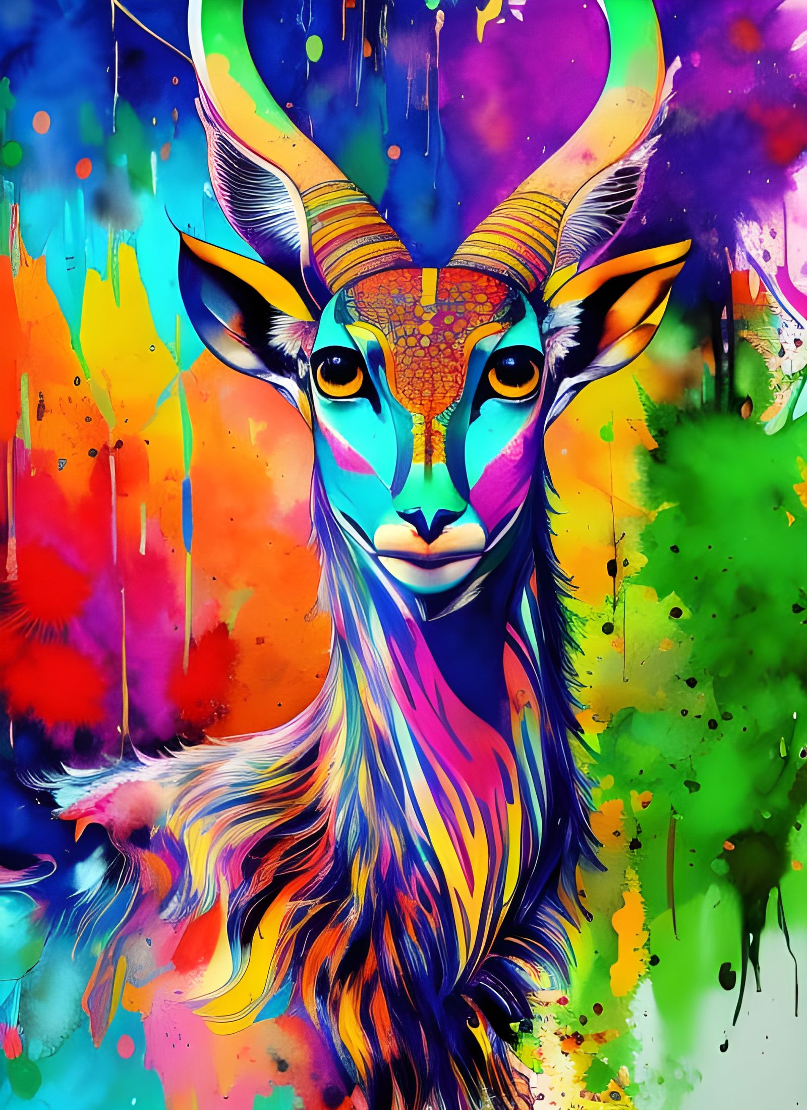 Colorful Gazelle