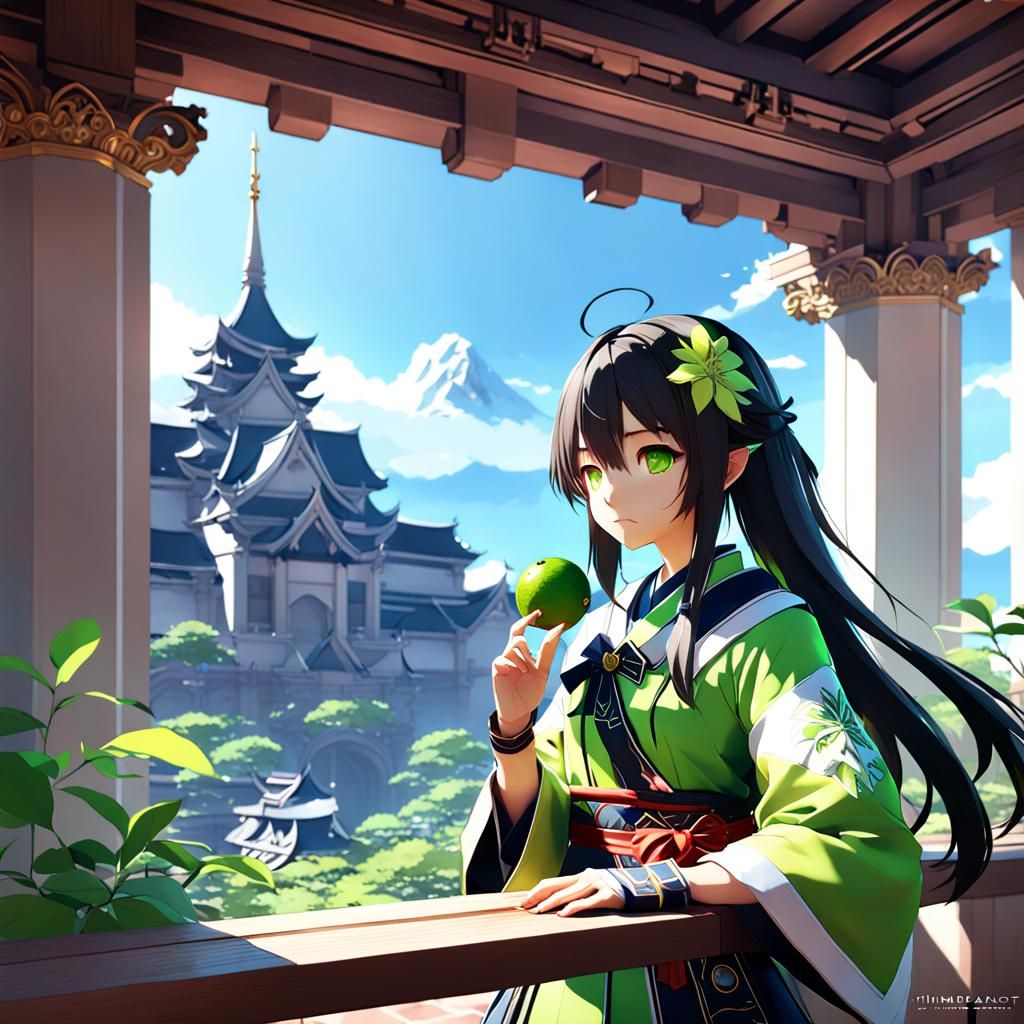 Limerence: Detailed 3D Anime Concept Art