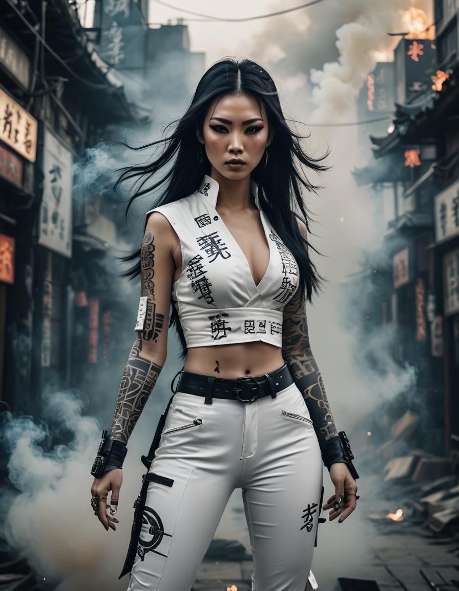 Cyberpunk Samurai: A Fusion of Ancient and Future