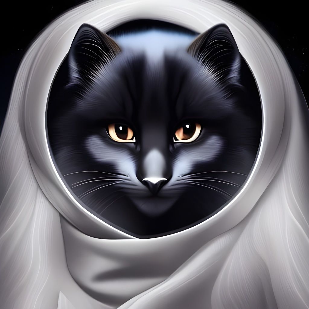 Cute Zodiac Cat with Human Features