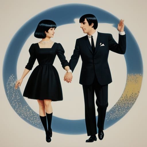 Beatles 1963 Song in Vibrant Color