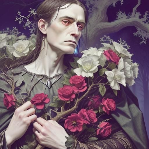 King Hamlet's Ghost in Eerie Forest