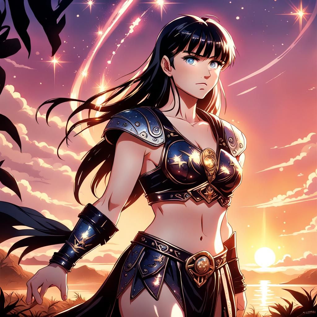 Xena Warrior Princess as Anime Character