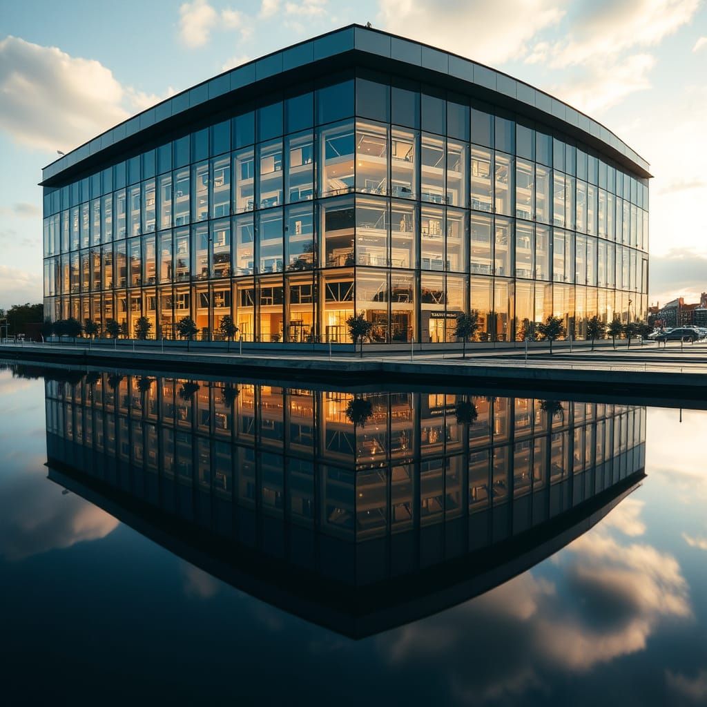 Reflective Abstract Pattern in High Resolution