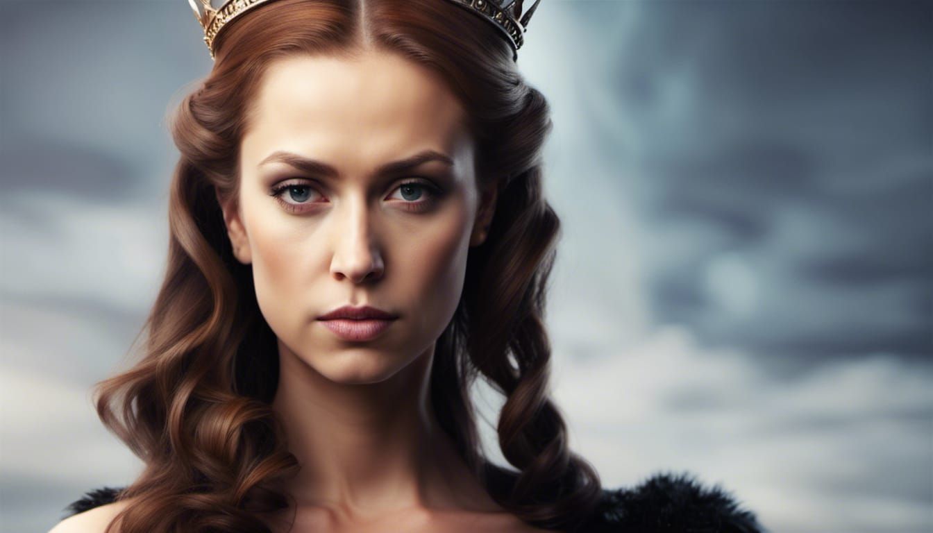 Queen Stares Down Enemy From Throne