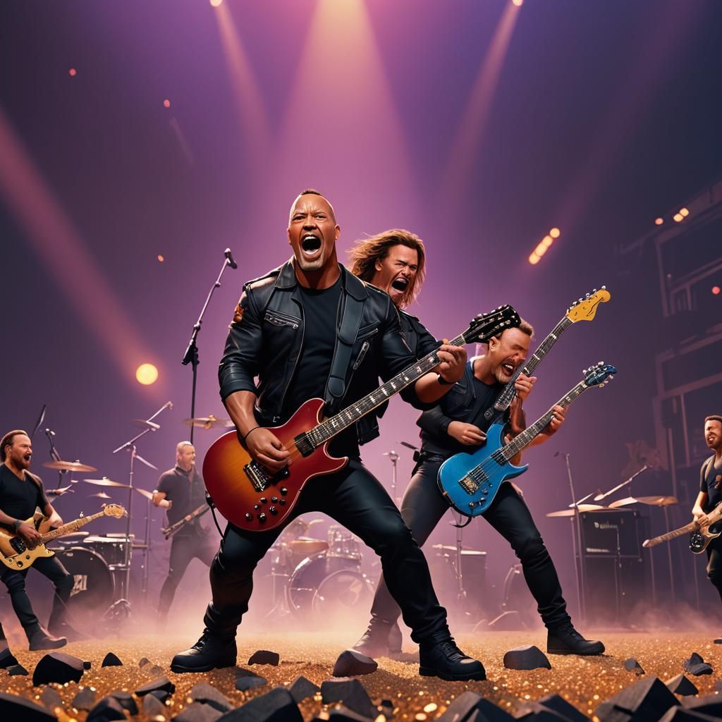 Metallica: Pixar-Style 3D Digital Art