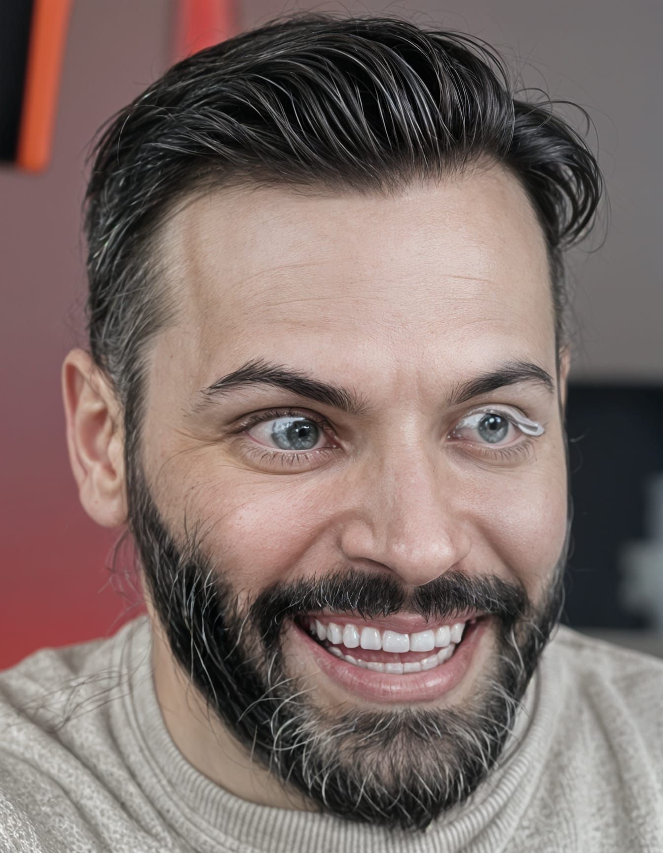 Person Shows Vibrant Smartphone Screen in Modern Room