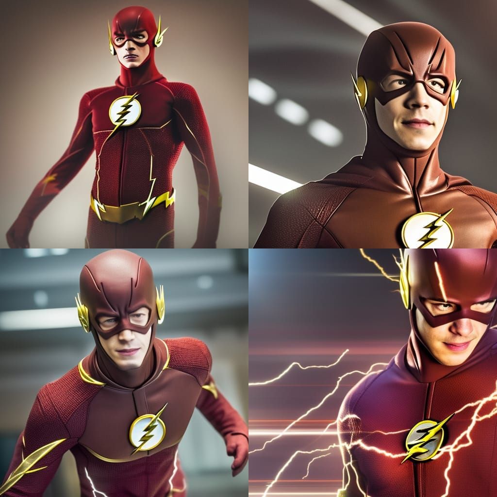 Barry Allen as The Flash: Professional Photography
