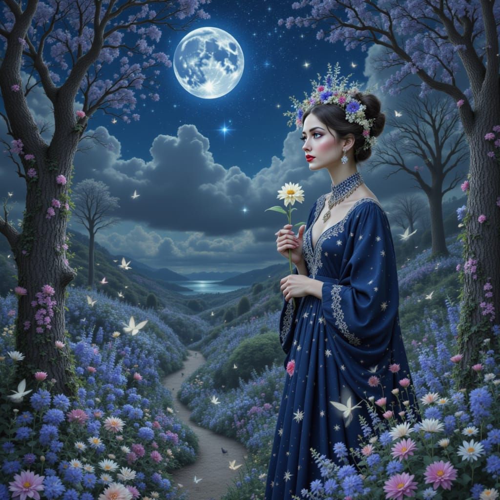 Fantasy Garden with Soul Jewellery Topknot