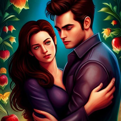 Edward and Bella: Romantic Twilight Fanart