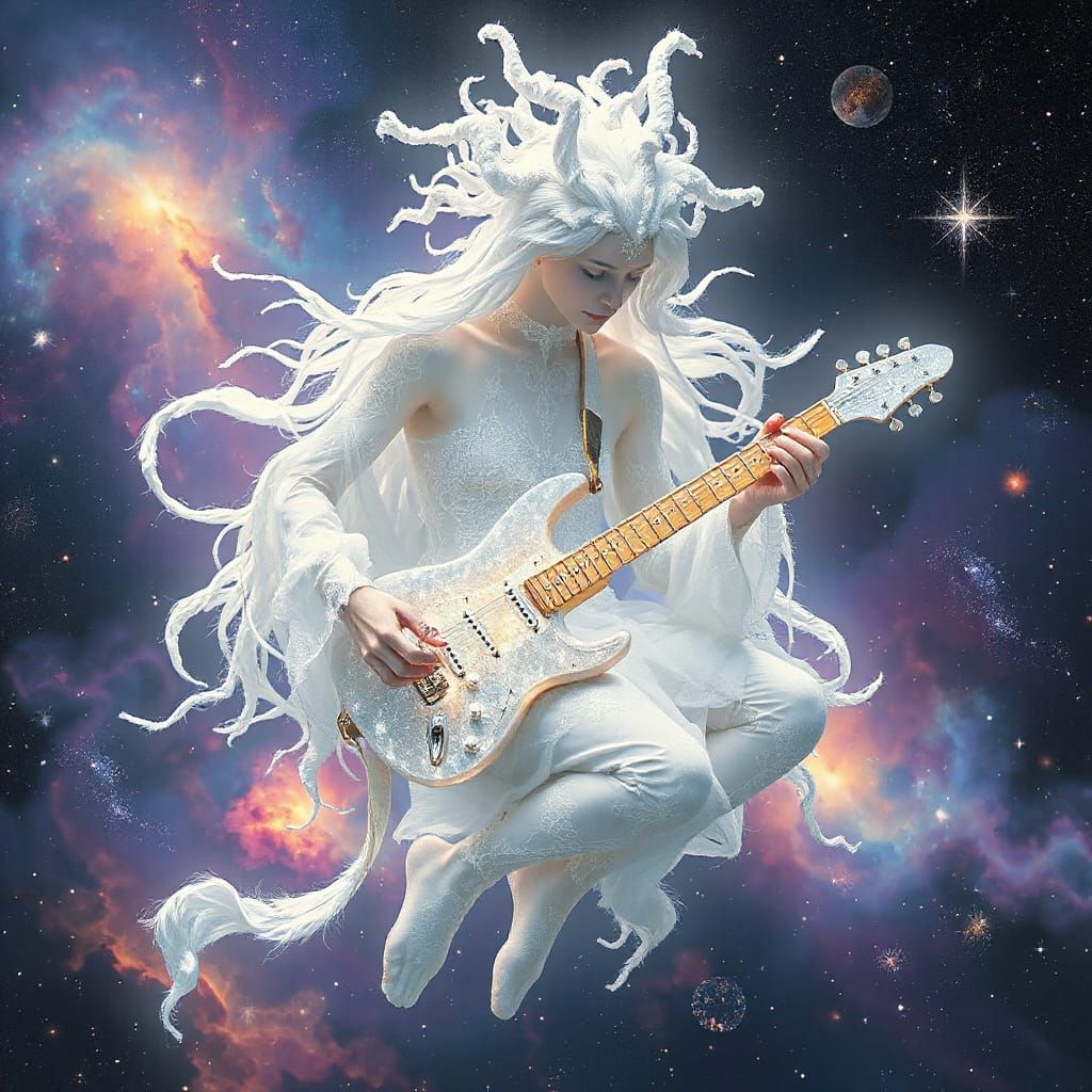 Celestial Being Plays Crystalline Guitar