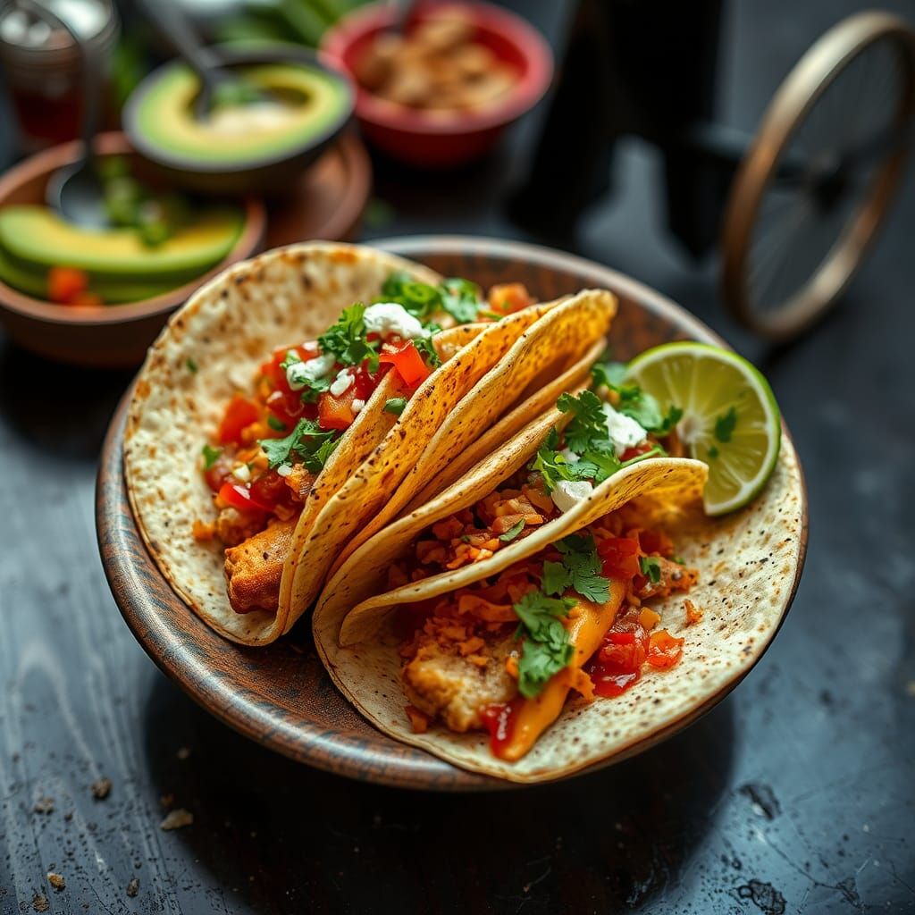 City Street Food Tacos: Award-Winning Photography