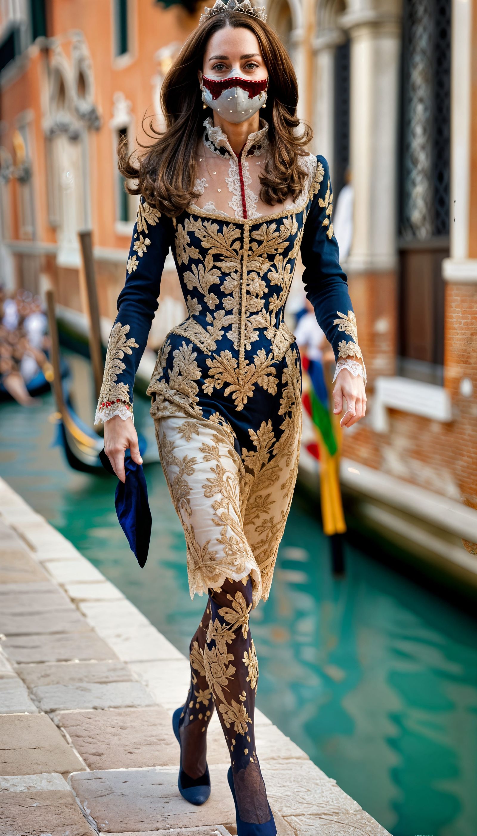 Kate Middleton at Carnevale di Venezia in Costume