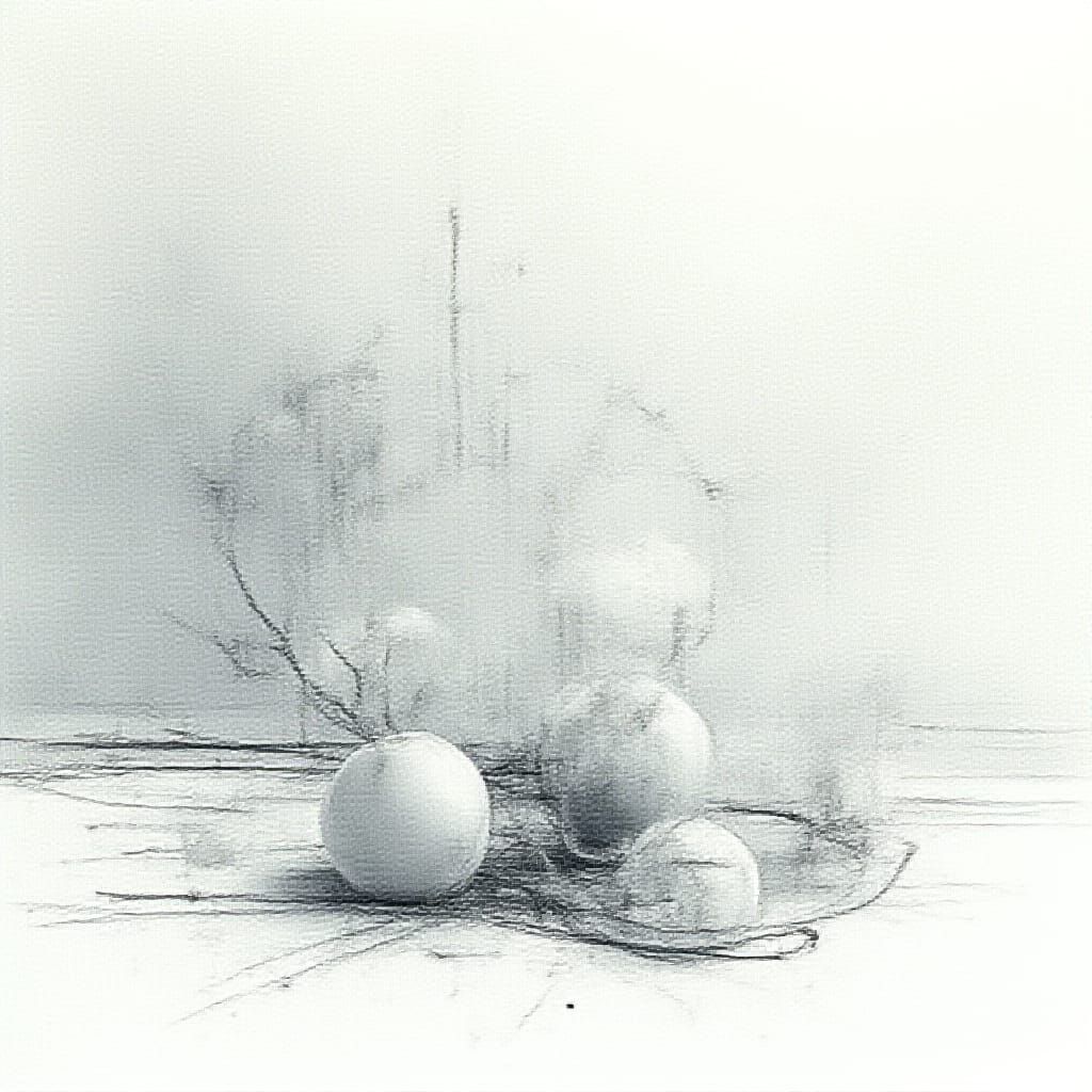 Abstract Still Life in High Contrast