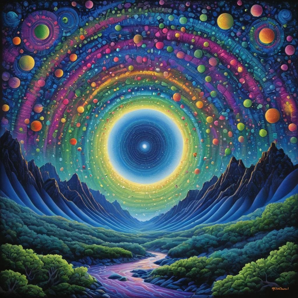 Luminous Galaxy of Stars in Space