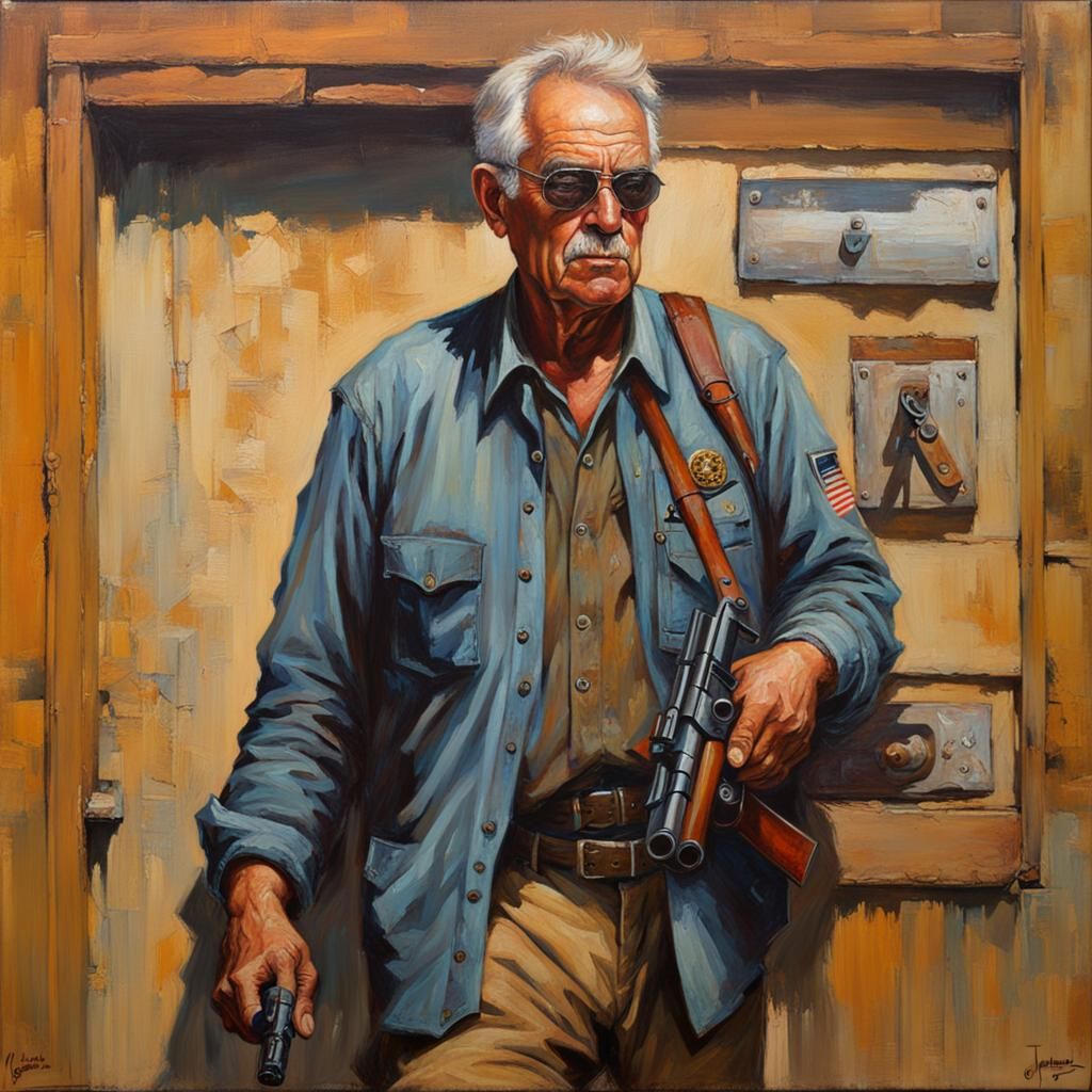 Oil Painting in the Style of James Gurney