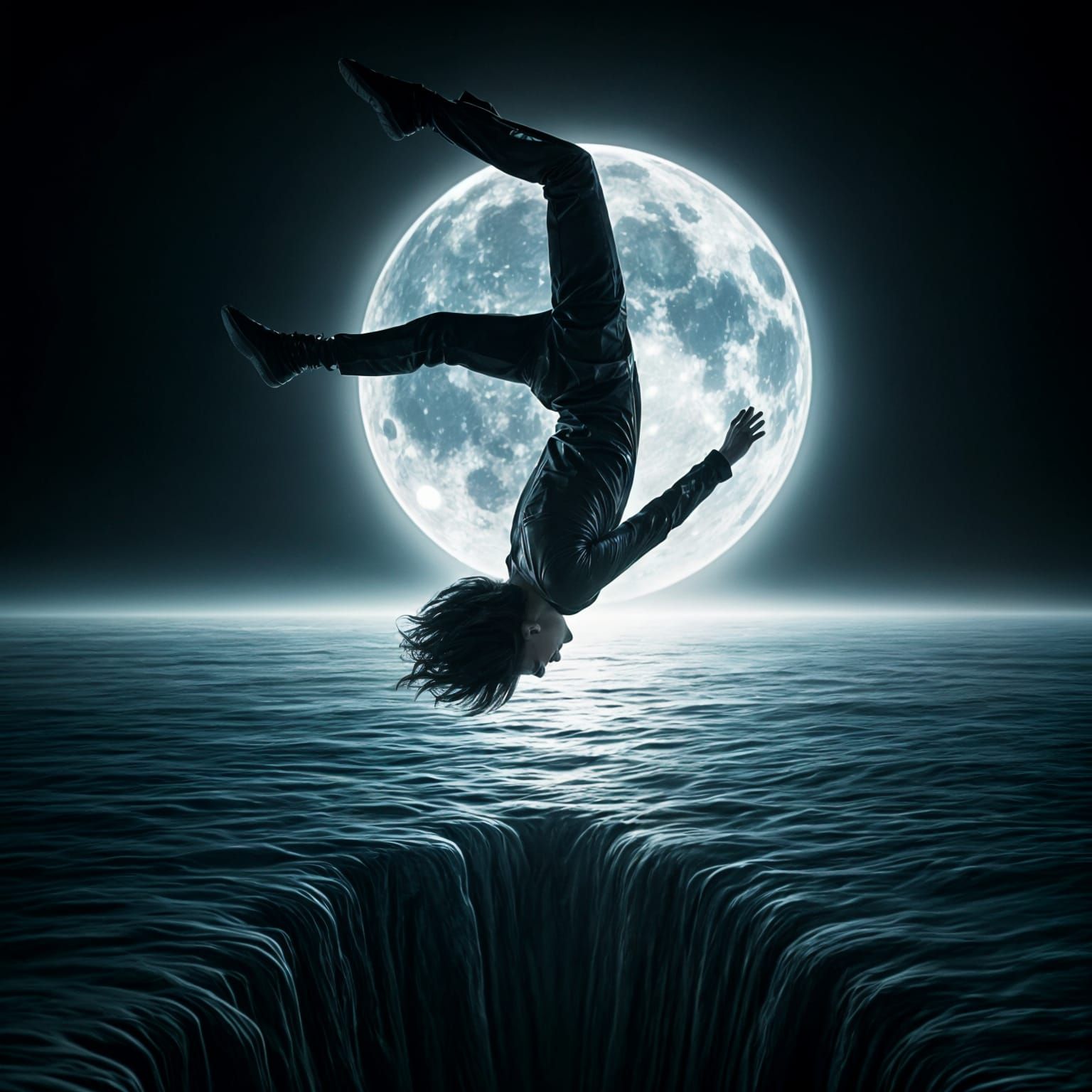 Epic Acrobat Dares the Abyss in Cinematic Style