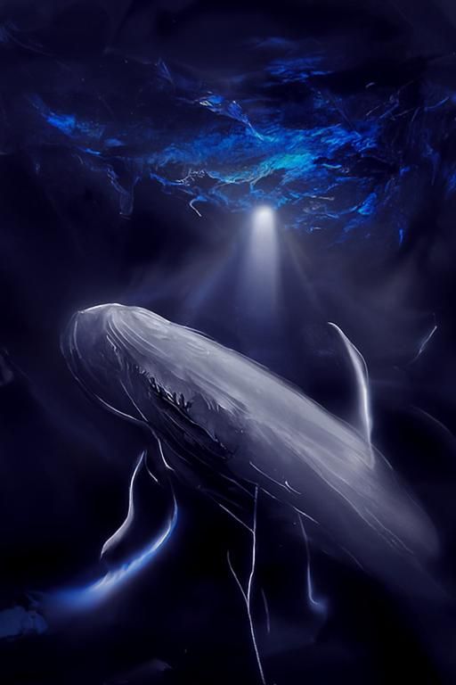 Blue Whale in Deep Space, Concept Art