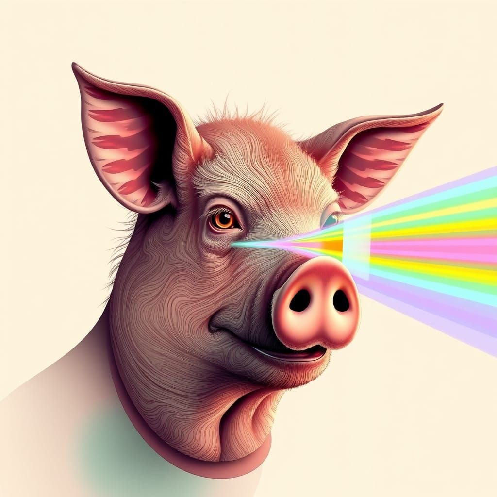 John Pork's Prisma Vision: A Rainbow Lightscape