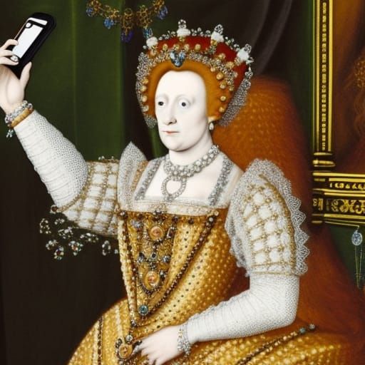 Queen Elizabeth I Takes a Selfie