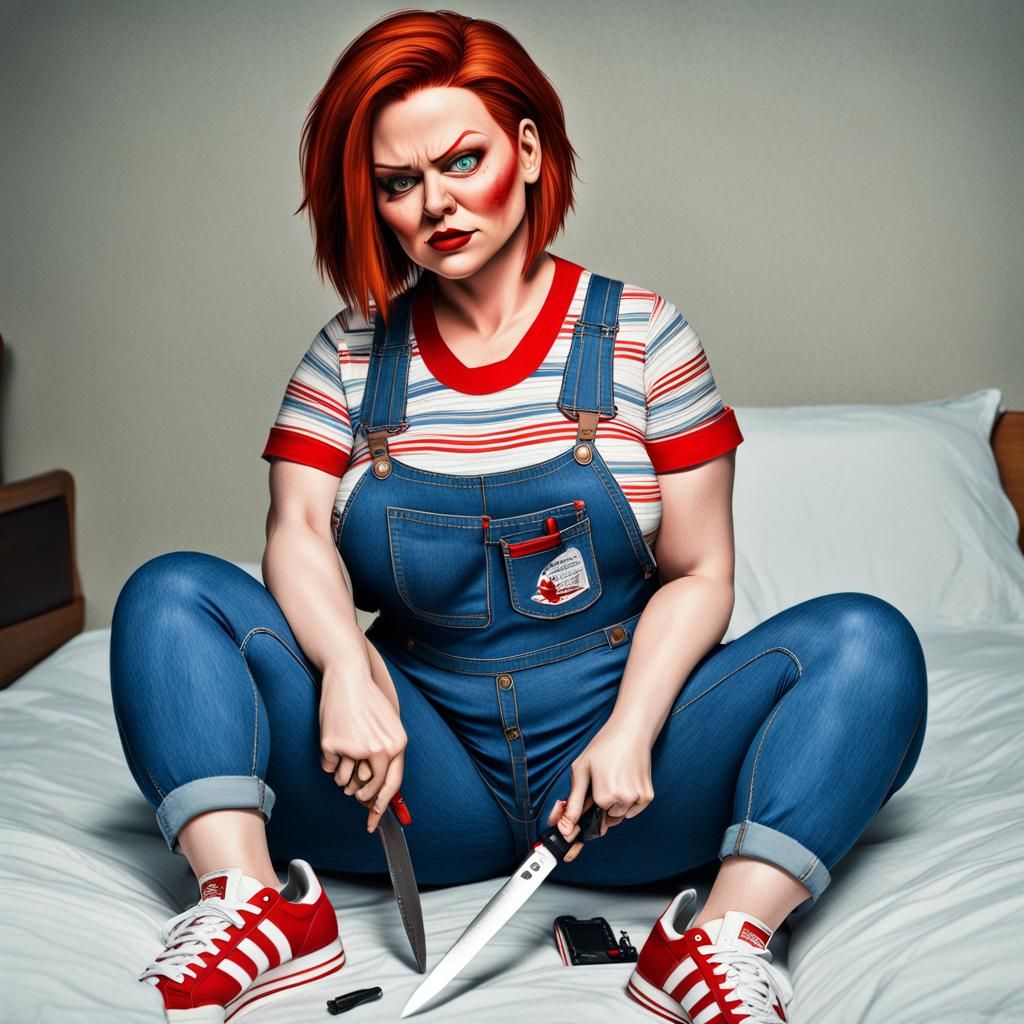 Chucky as a real woman