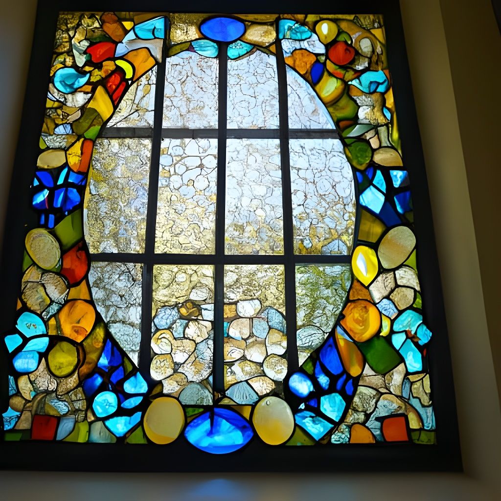 Hallway Stained Glass in 8K Resolution