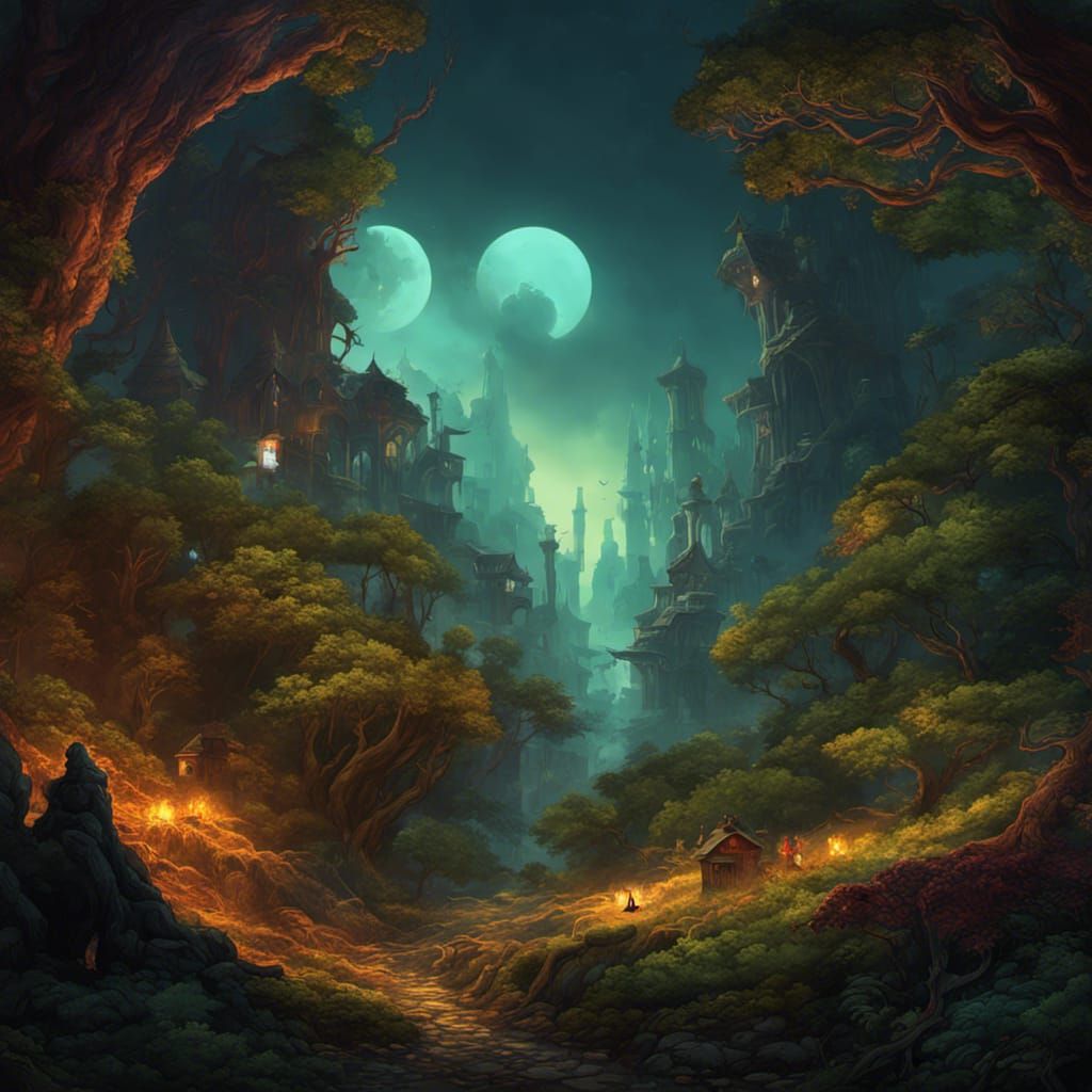 Fantasy of Madness Digital Concept Art